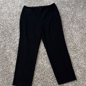 Investments Black Straight-Leg Trousers